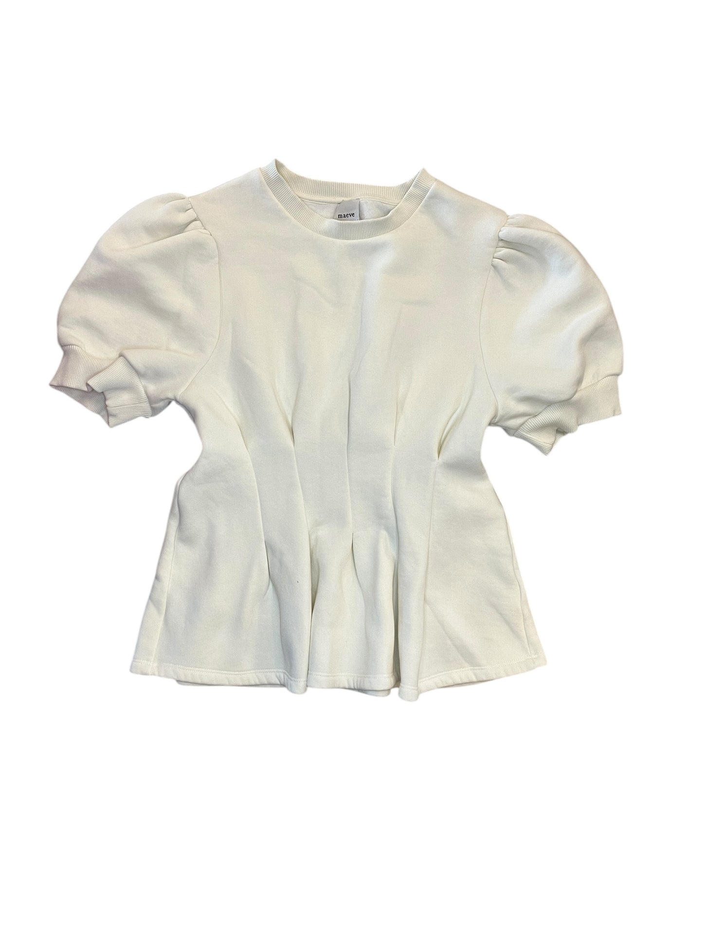 Top Ss By Maeve In Cream, Size:L