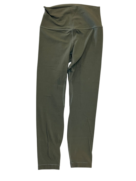 Athletic Leggings Capris By Lululemon In Green, Size:S