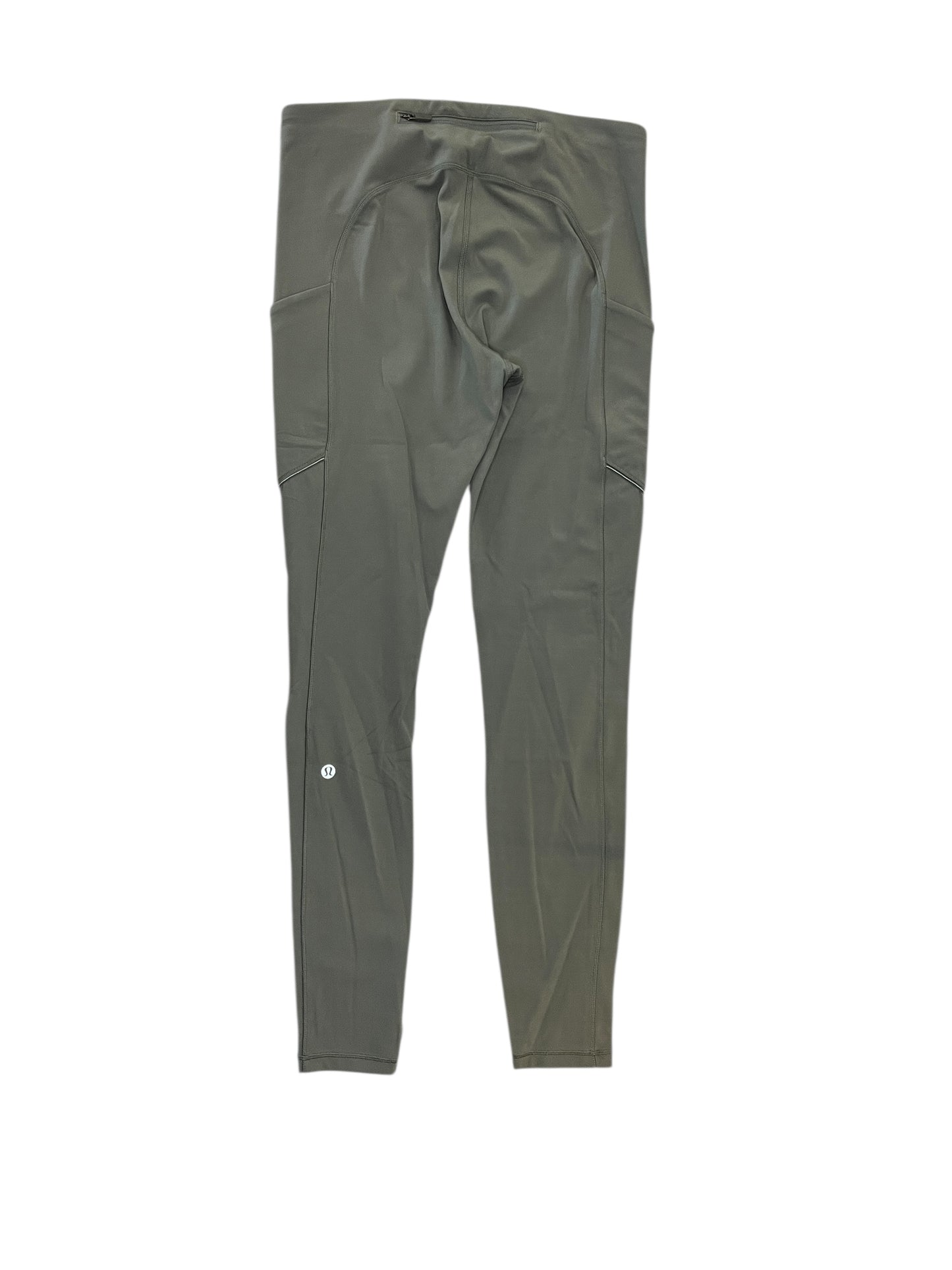 Athletic Leggings By Lululemon In Green, Size:M