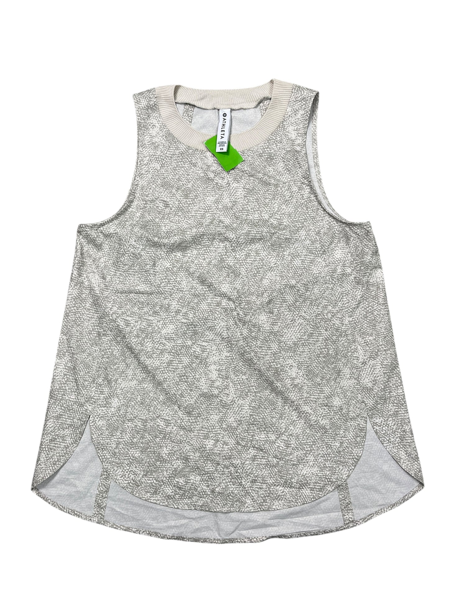 Athletic Tank Top By Athleta In Green, Size:Xs