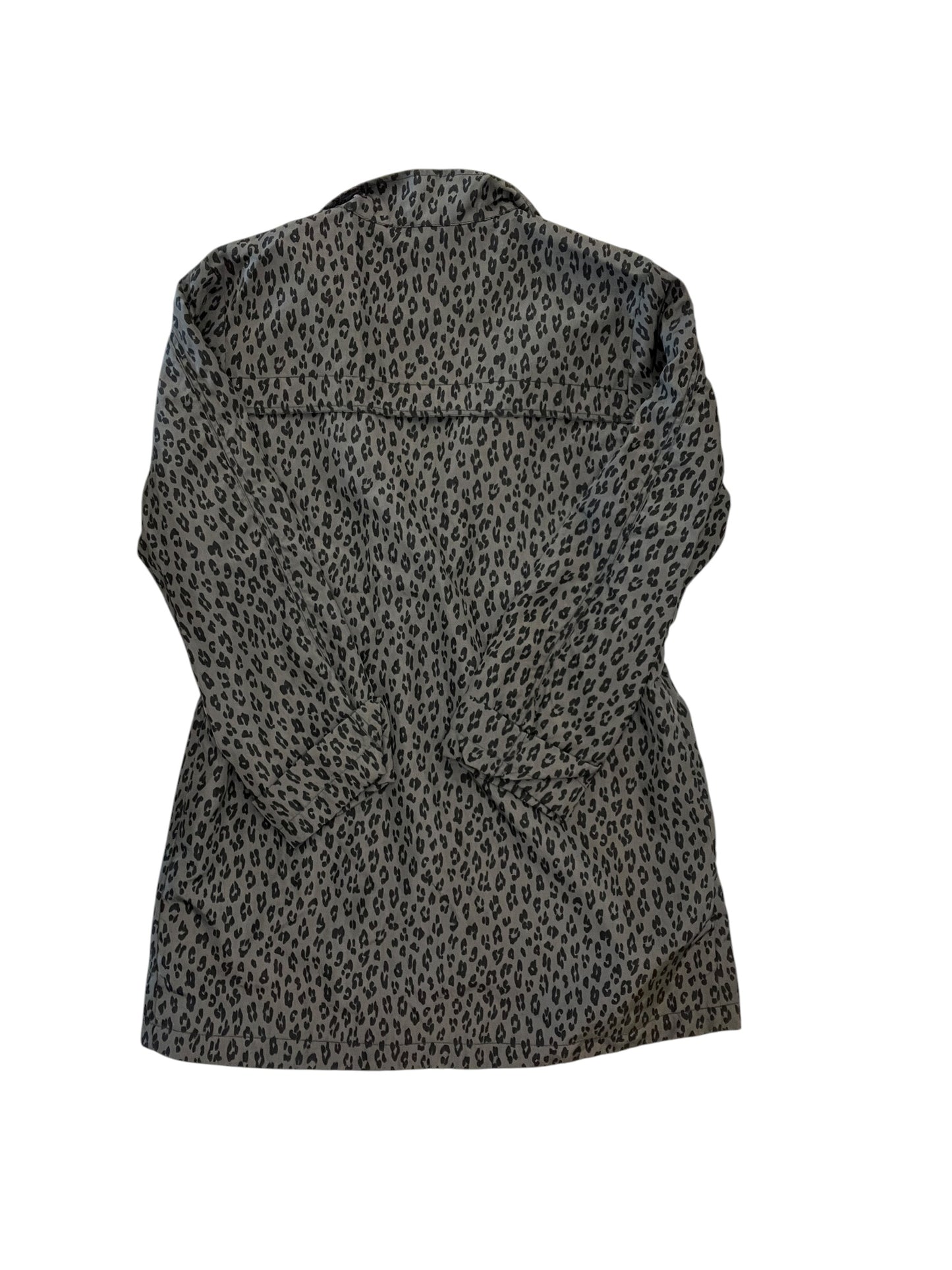 Jacket Windbreaker By Soft Surroundings In Leopard Print, Size:Xl