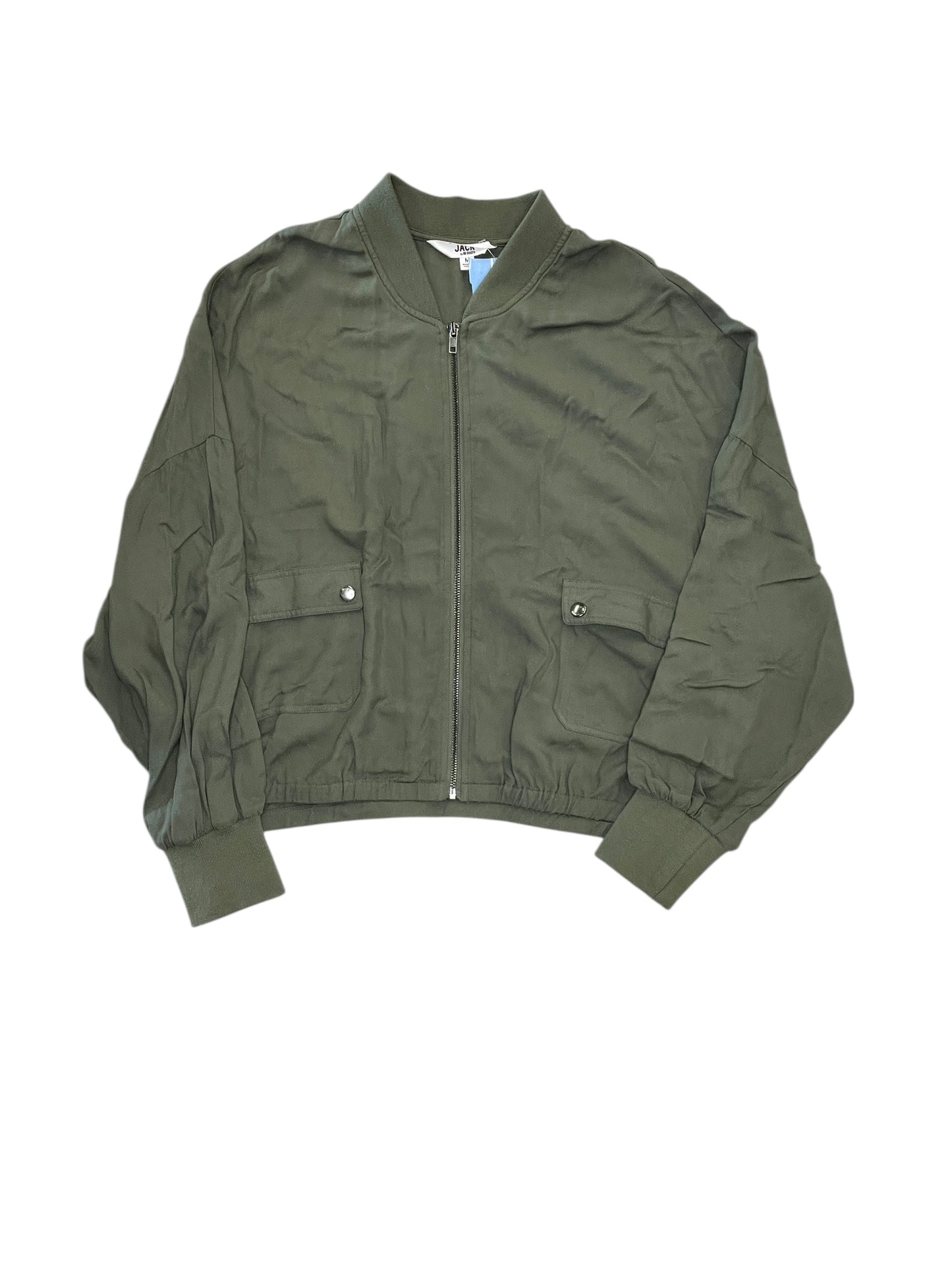 Jacket Moto By Jack By Bb Dakota In Green, Size:M