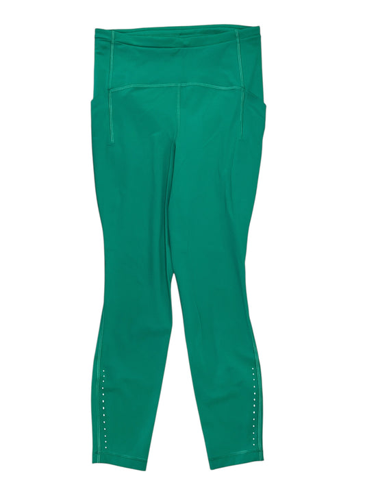 Athletic Leggings By Lululemon In Green, Size:S