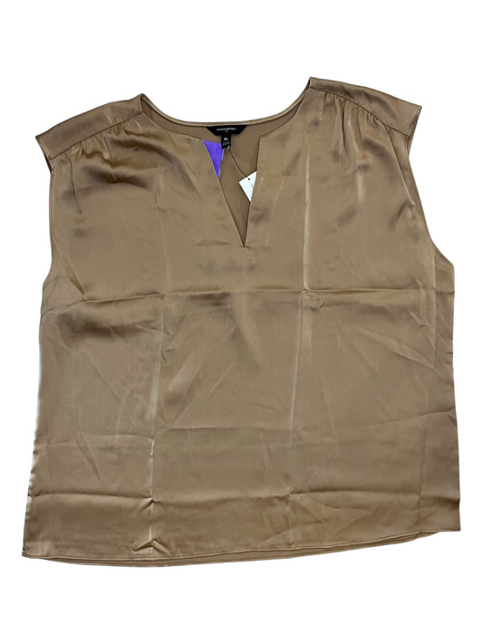 Blouse Ss By Banana Republic In Bronze, Size:Xl