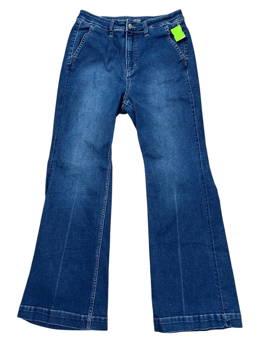 Jeans Wide Leg By Old Navy In Blue Denim, Size:12