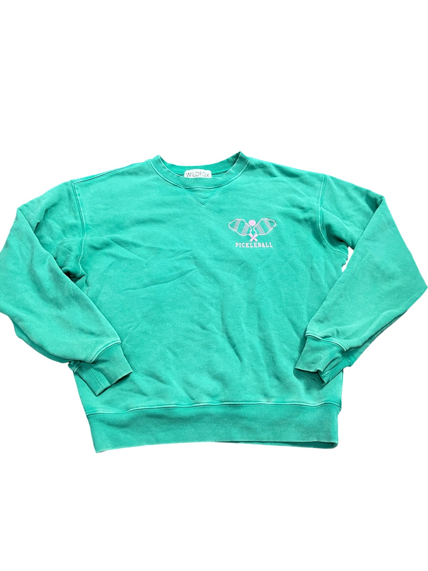 Sweatshirt Crewneck By Wildfox In Green, Size:S