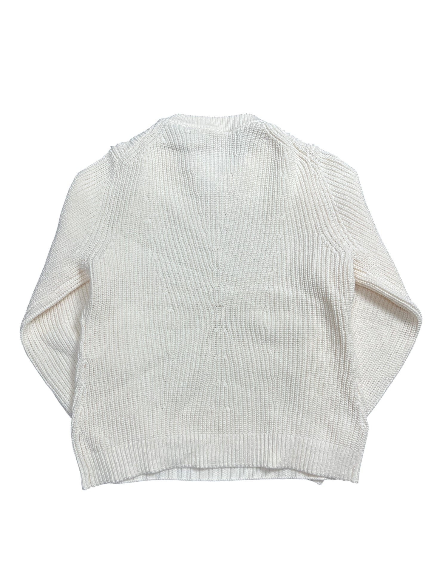 Sweater By Loft In Cream, Size:L
