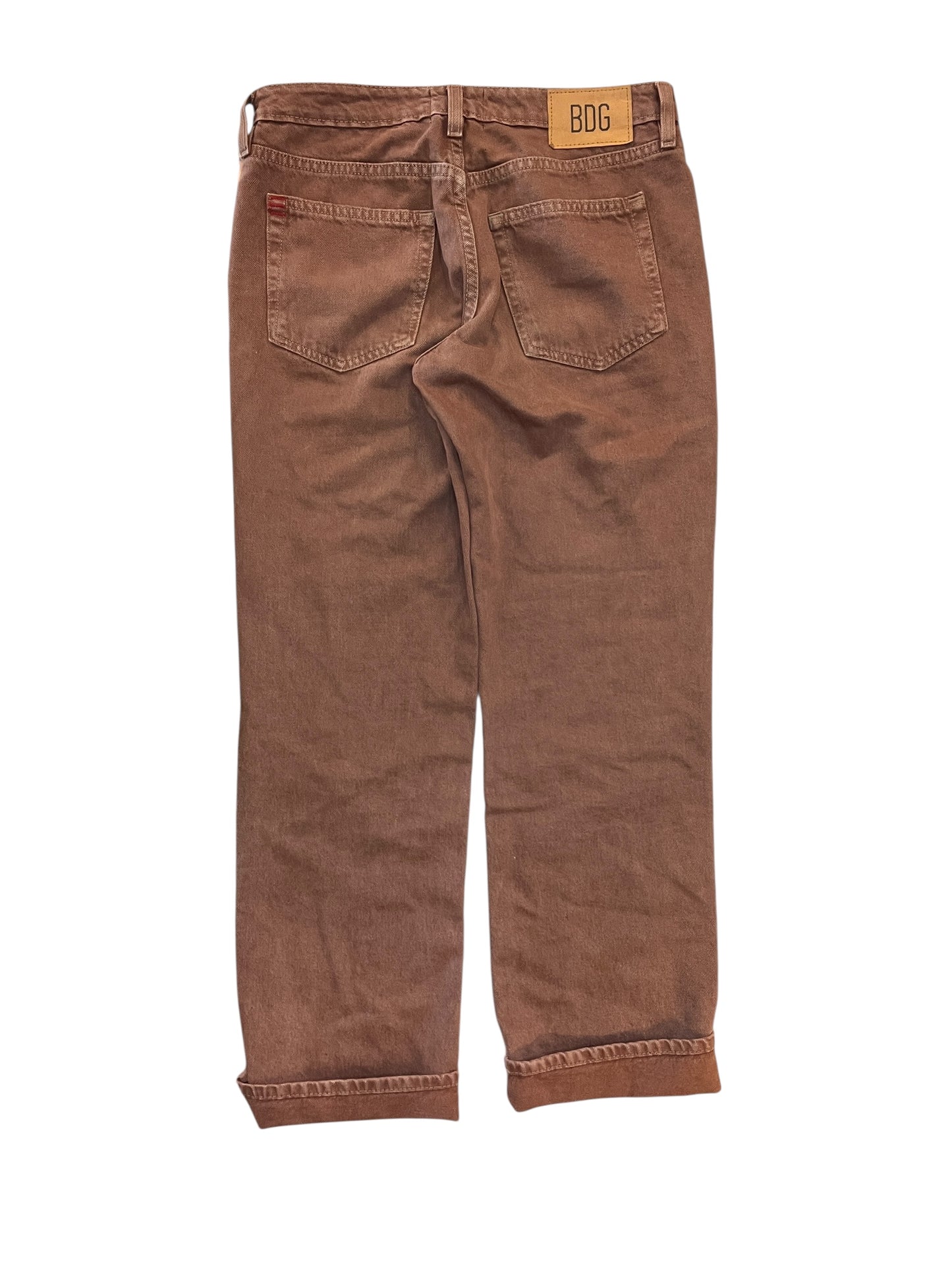 Jeans Wide Leg By Bdg In Brown Denim, Size:4