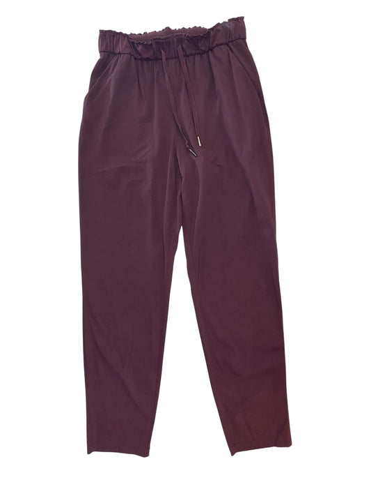 Athletic Pants By Lululemon In Maroon, Size:S