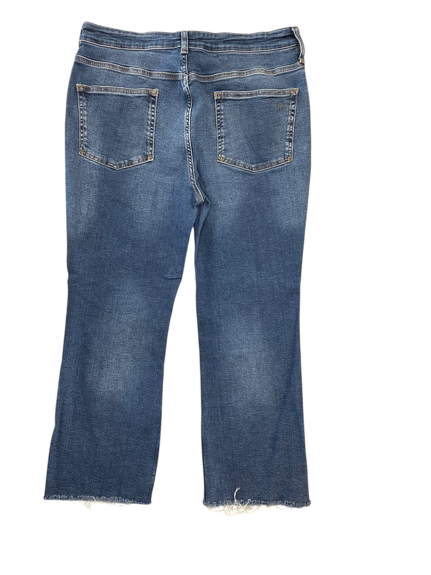 Jeans Wide Leg By Pilcro In Blue Denim, Size:18