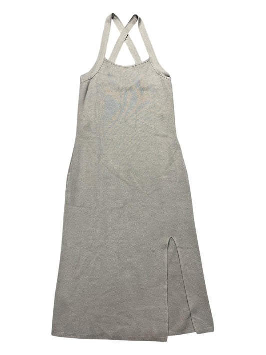 Dress Casual Midi By Abercrombie And Fitch In Tan, Size:L