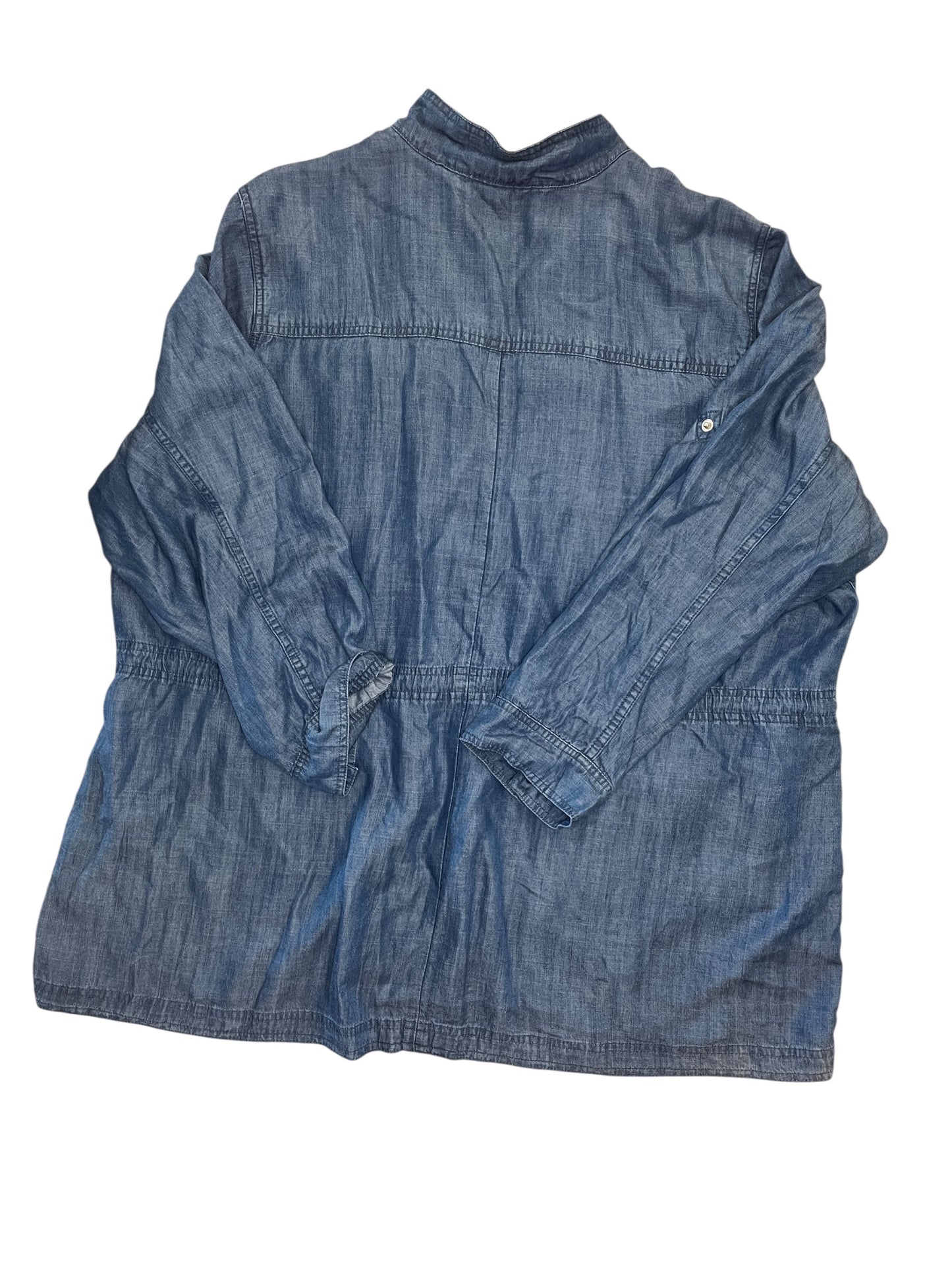 Jacket Other By Calvin Klein In Blue Denim, Size:2X
