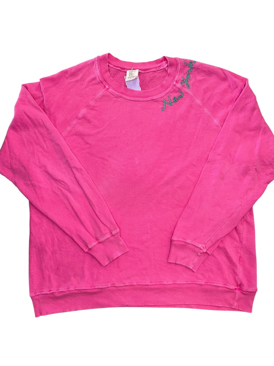 Top Ls By I STOLE MY BOYFRIENDS SHIRT In Pink, Size:M