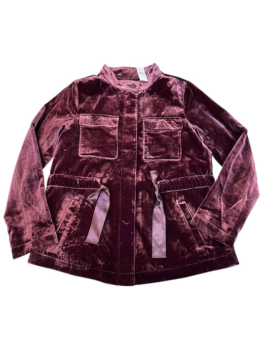 Jacket Other By Loft In Maroon, Size:S