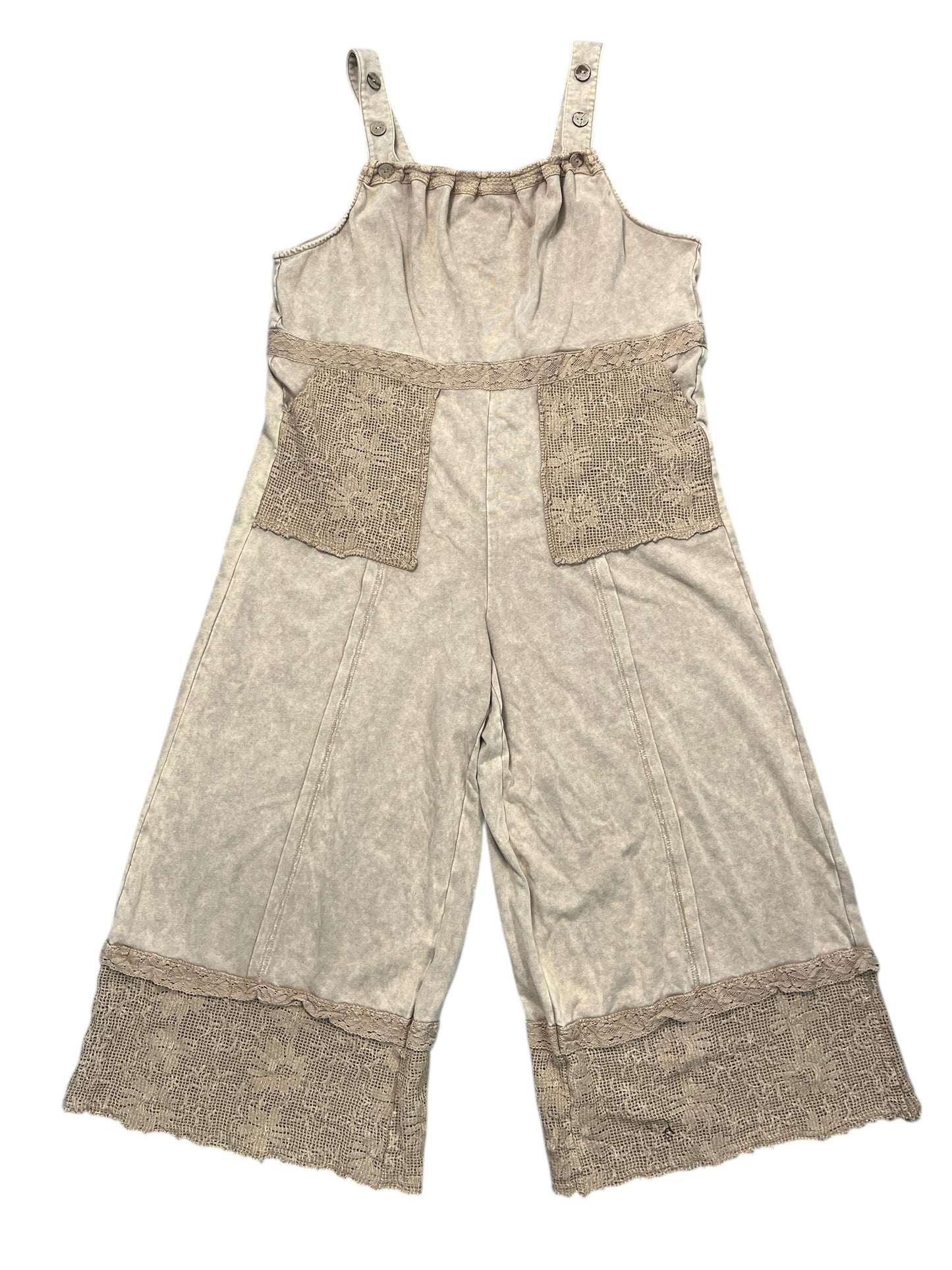 Jumpsuit By Oli & Hali In Tan, Size:L
