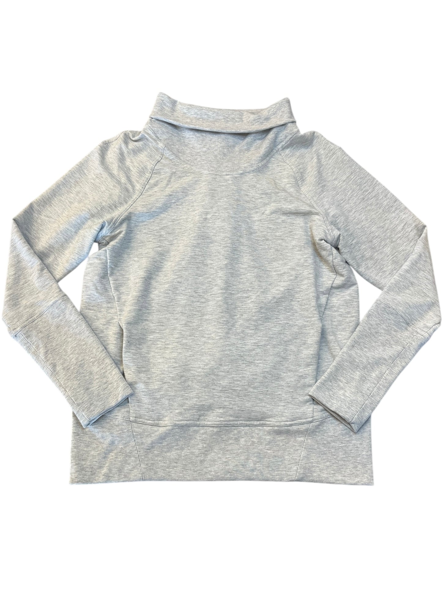 Sweatshirt Collar By Lululemon In Grey, Size:M