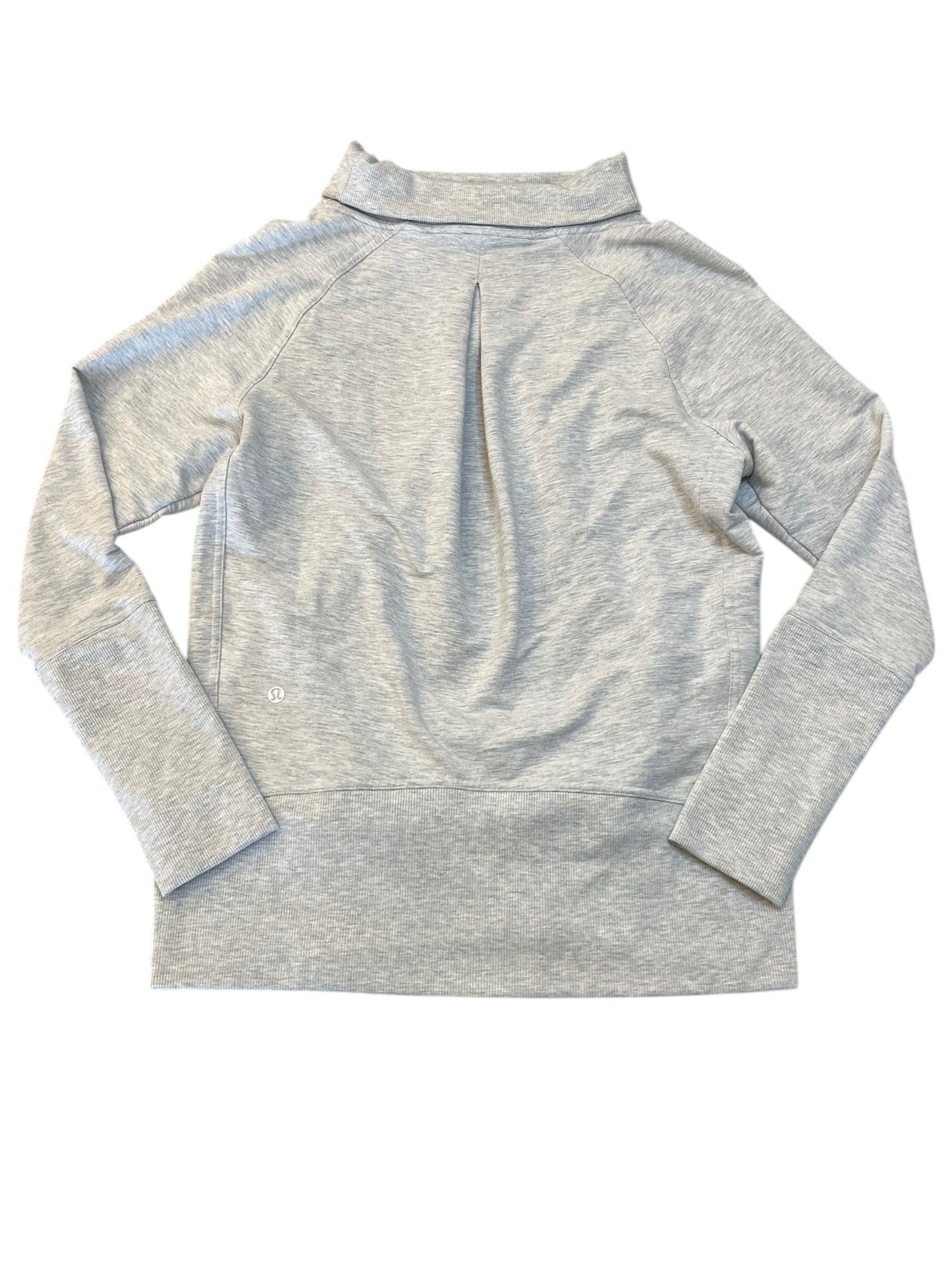 Sweatshirt Collar By Lululemon In Grey, Size:M