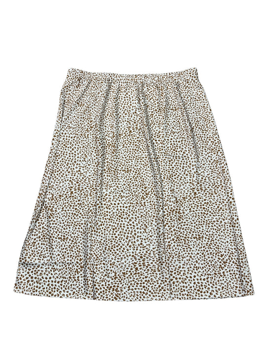 Skirt Midi By J. Crew In Animal Print, Size:Xxxl