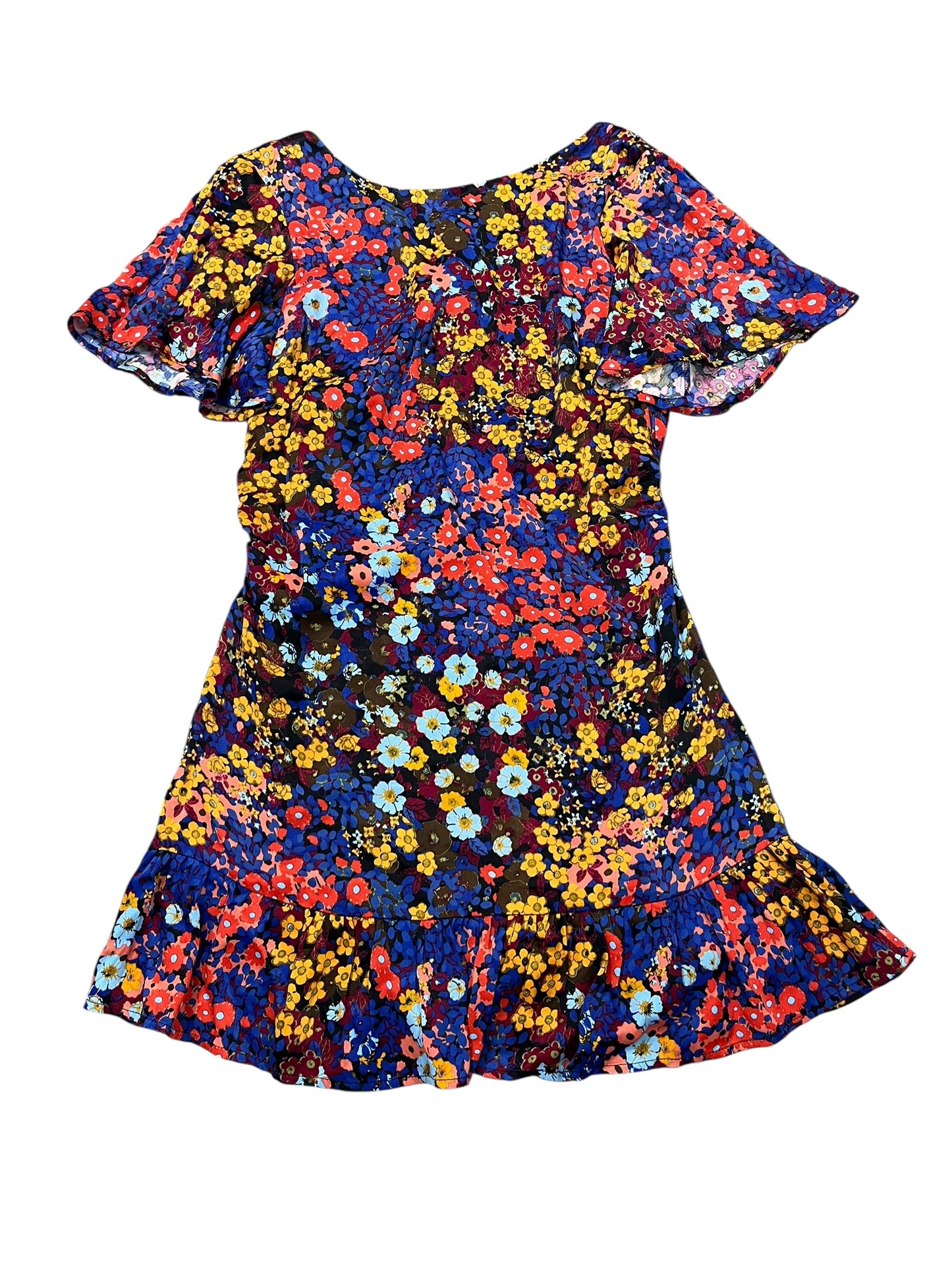 Dress Casual Short By Anthropologie In Floral Print, Size:S