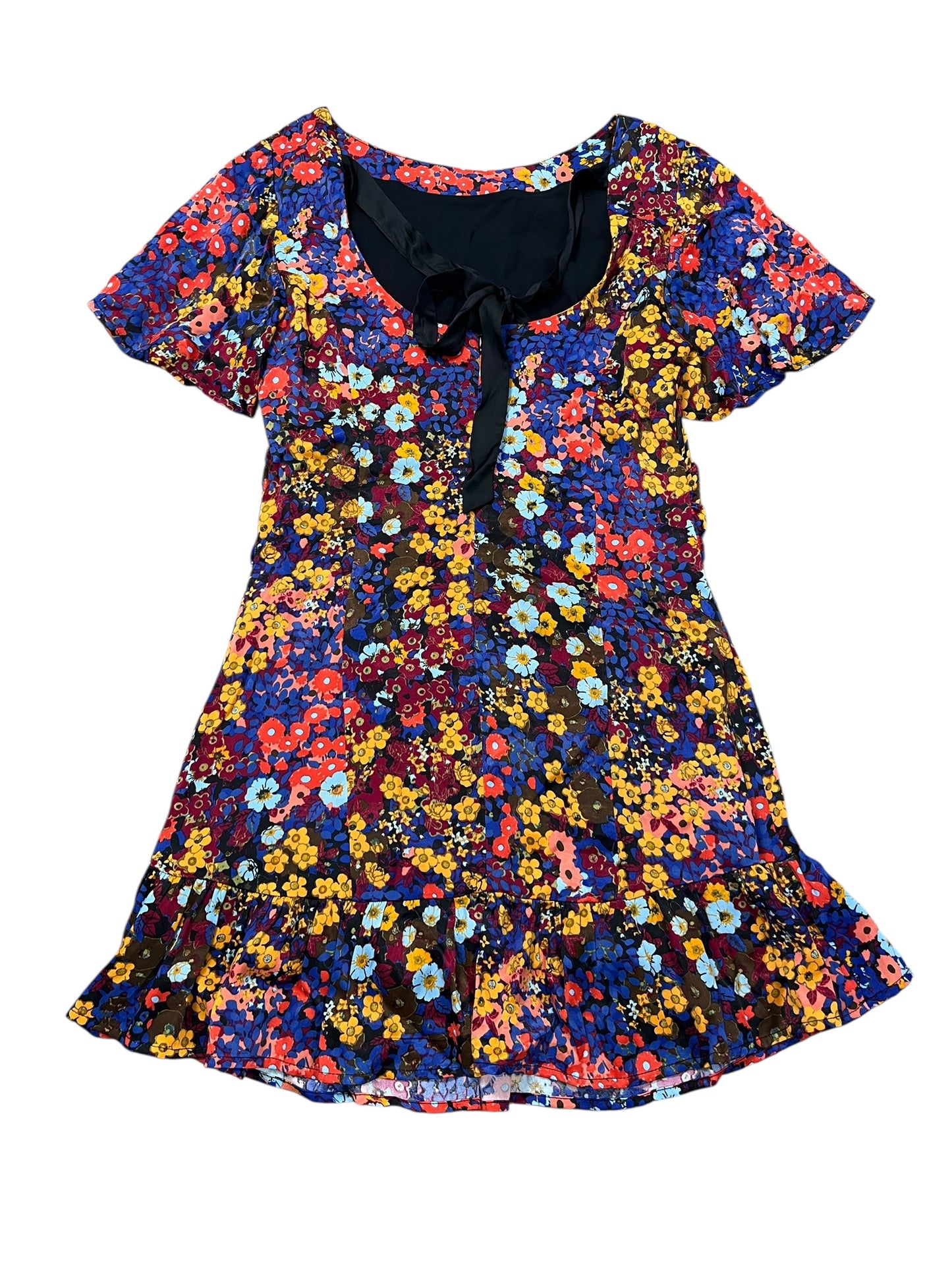 Dress Casual Short By Anthropologie In Floral Print, Size:S