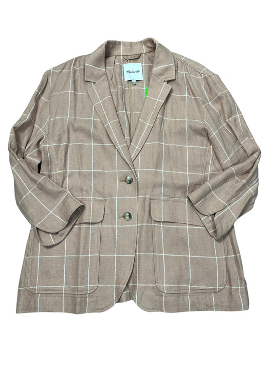 Blazer By Madewell In Tan, Size:Xl