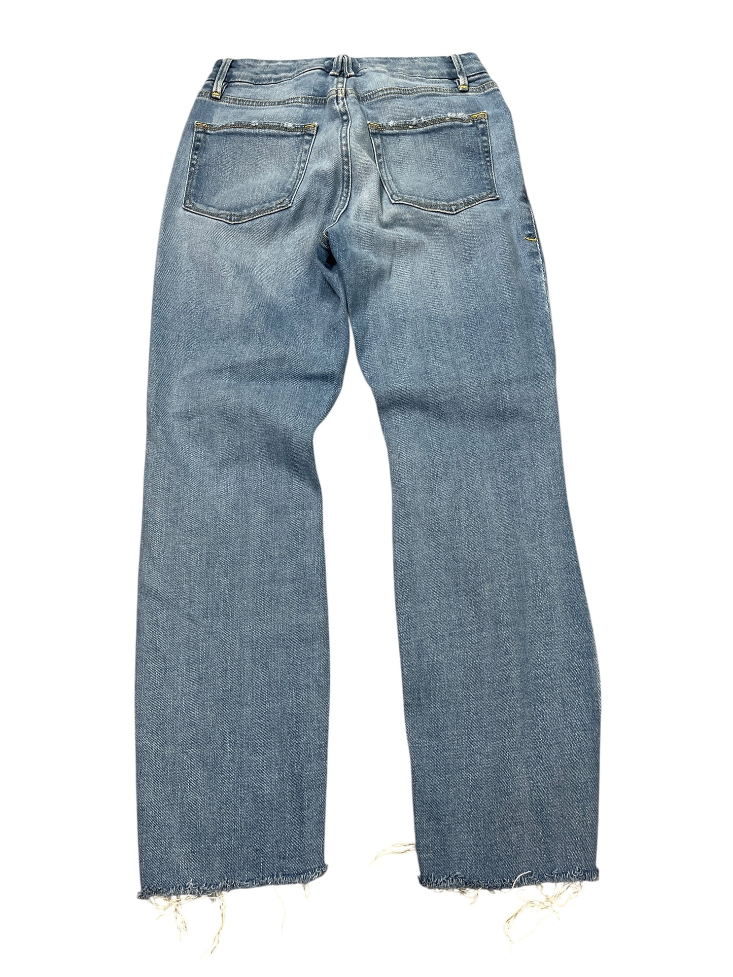 Jeans Straight By Good American In Blue Denim, Size:8