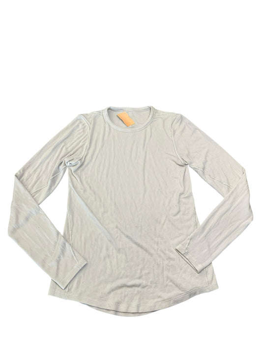Athletic Top Ls Crewneck By Lululemon In Tan, Size:S