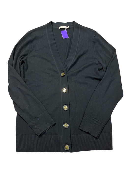 Cardigan Designer By Tory Burch In Black, Size:Xl