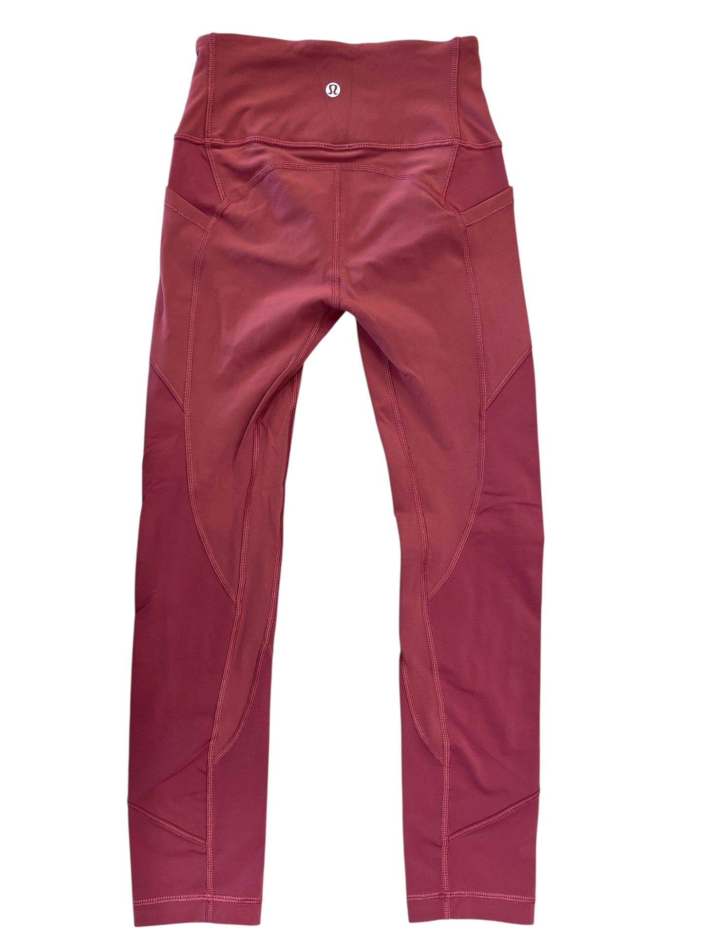 Athletic Leggings By Lululemon In Pink, Size:Xs