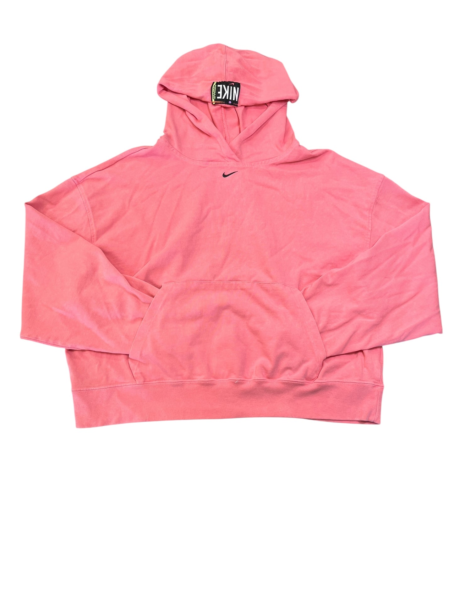 Sweatshirt Hoodie By Nike In Pink, Size:M