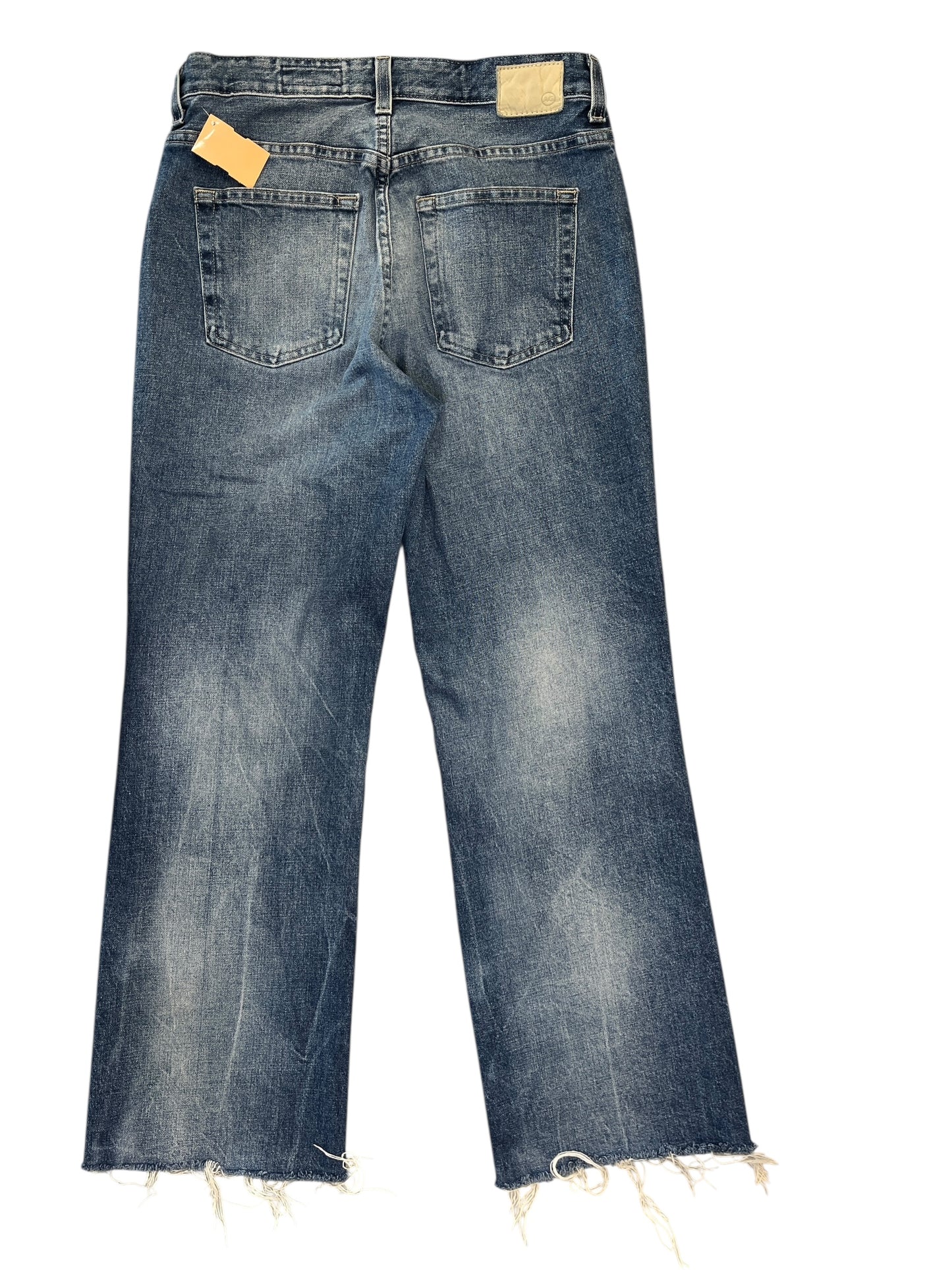 Jeans Cropped By Ag Jeans In Blue Denim, Size:8