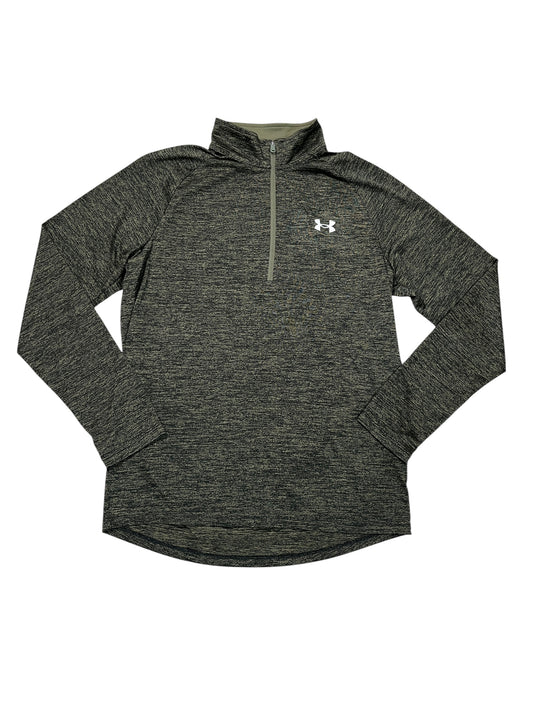 Athletic Top Ls Collar By Under Armour In Green, Size:M