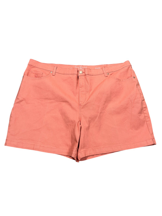 Shorts By Gloria Vanderbilt In Orange, Size:3X