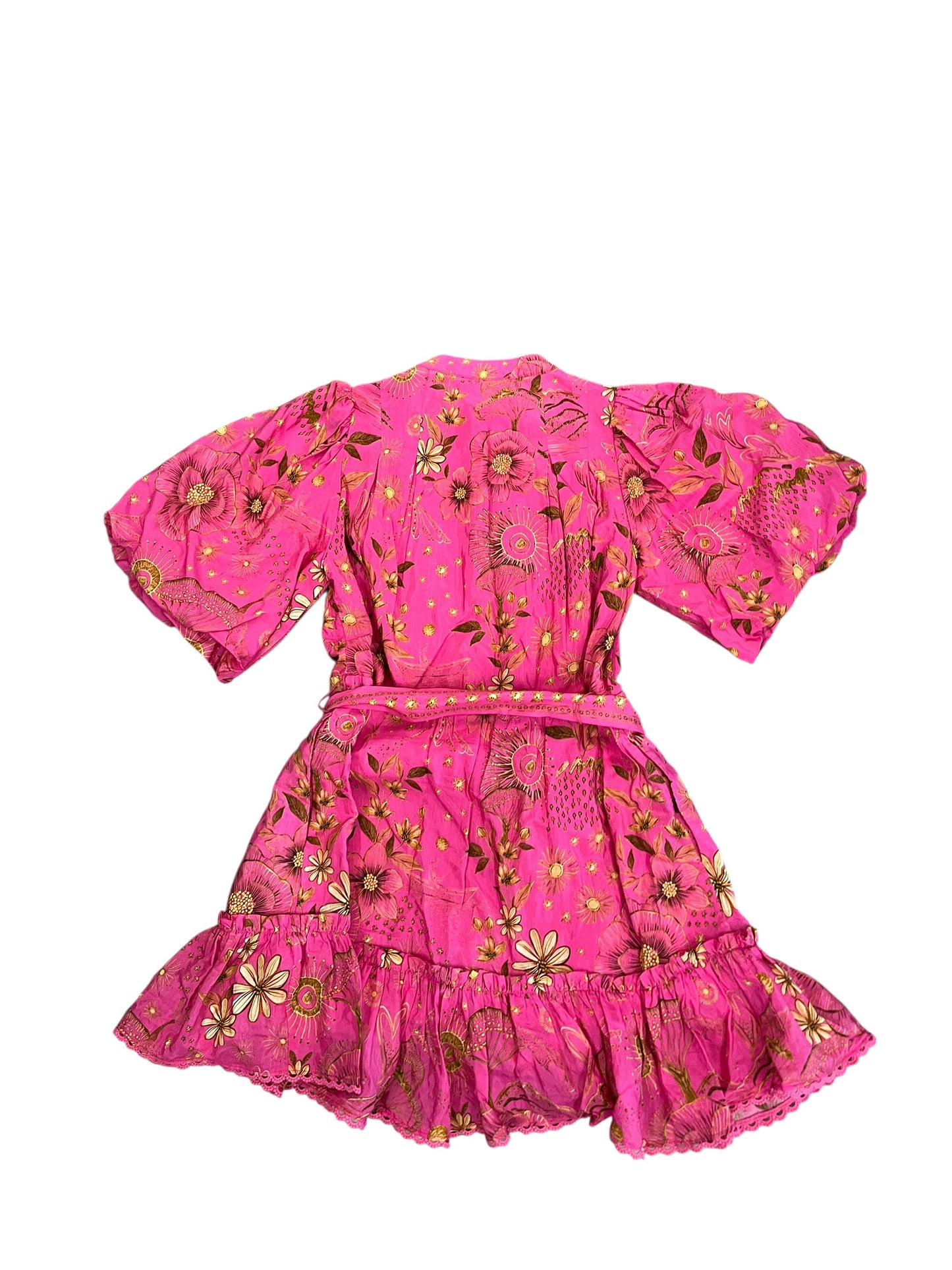 Dress Casual Short By Farm Rio In Pink, Size:S