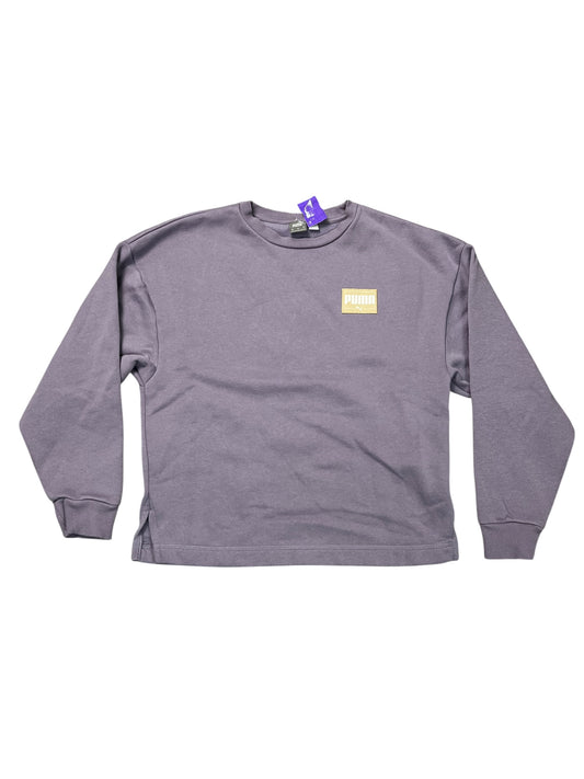 Sweatshirt Crewneck By Puma In Purple, Size:S