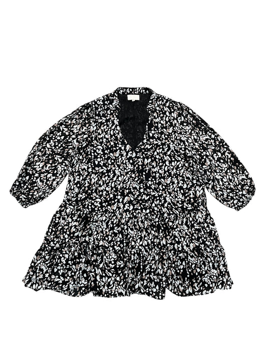 Blouse Ls By Melloday In Black, Size:M