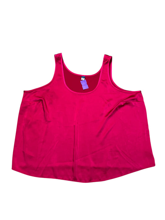 Top Sleeveless By Old Navy In Pink, Size:3X