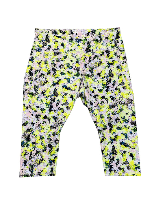 Athletic Leggings By Old Navy In Yellow, Size:3X