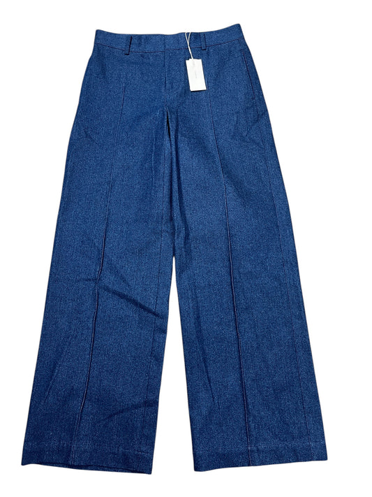 Pants Wide Leg By Vince In Blue, Size:M