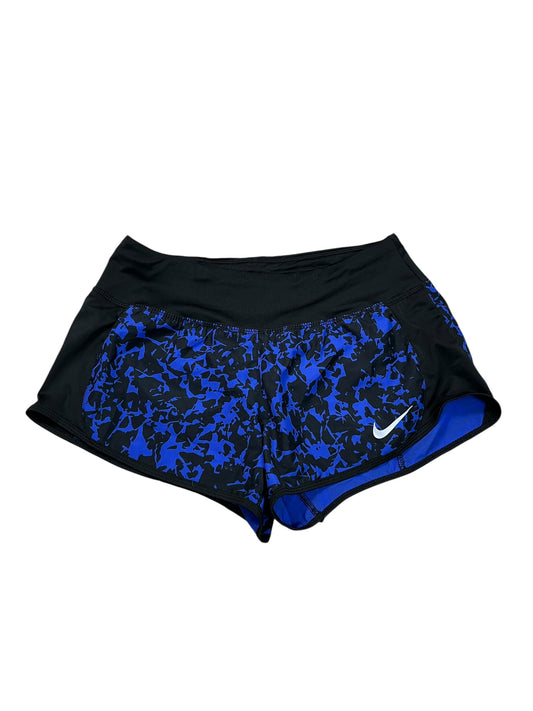 Athletic Shorts By Nike Apparel In Black & Blue, Size:S