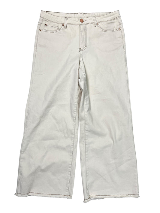 Pants Wide Leg By Clothes Mentor In Cream, Size:10