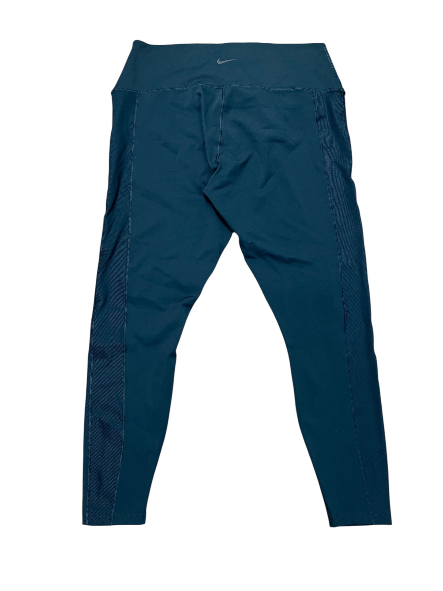 Athletic Leggings By Nike Apparel In Teal, Size:Xl