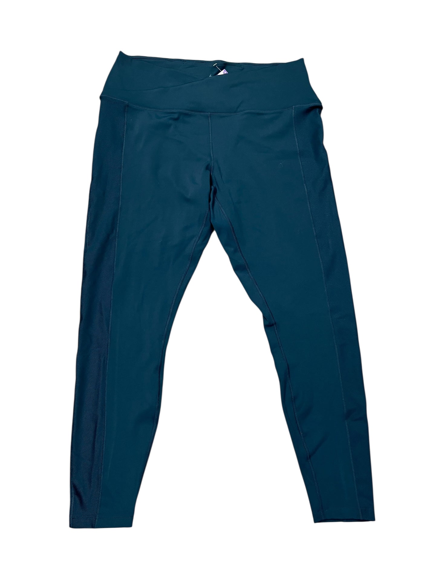Athletic Leggings By Nike Apparel In Teal, Size:Xl