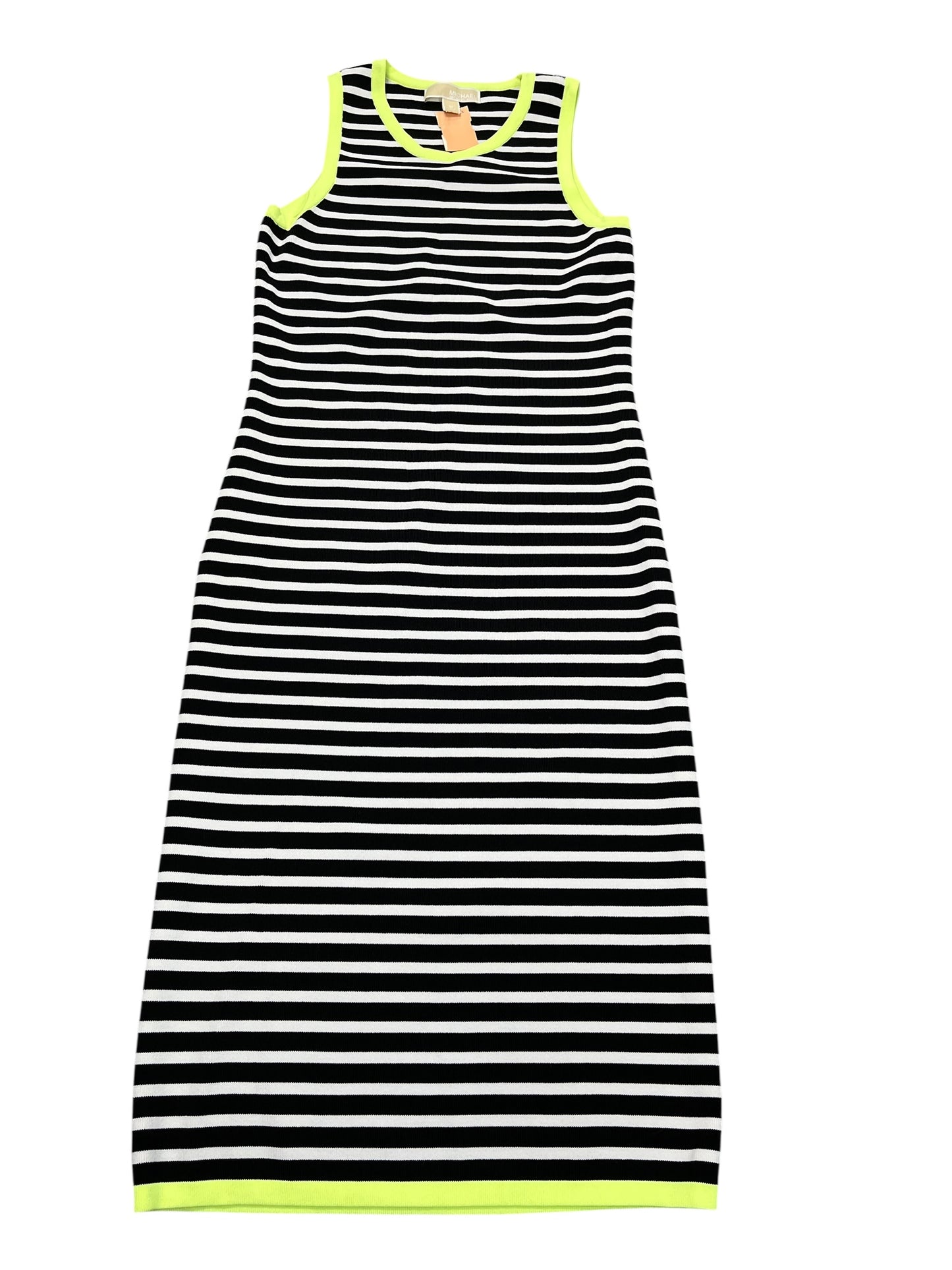 Dress Casual Midi By Michael By Michael Kors In Striped Pattern, Size:M