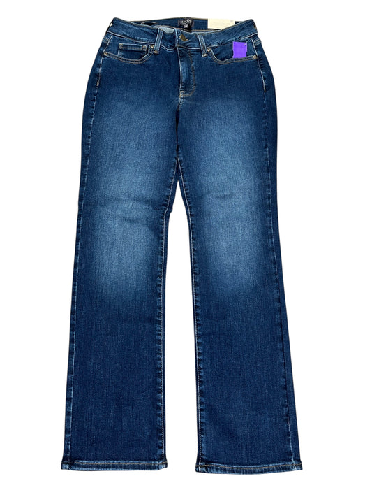 Jeans Straight By Not Your Daughters Jeans In Blue Denim, Size:8P