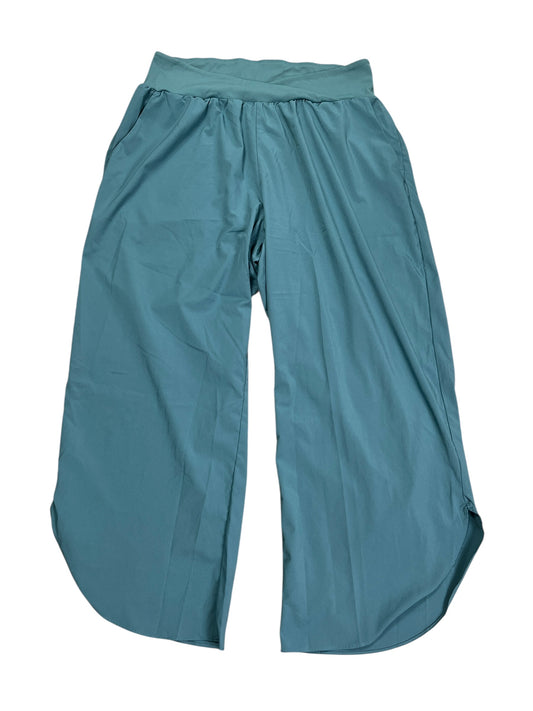 Pants Cropped By Clothes Mentor In Teal, Size:L