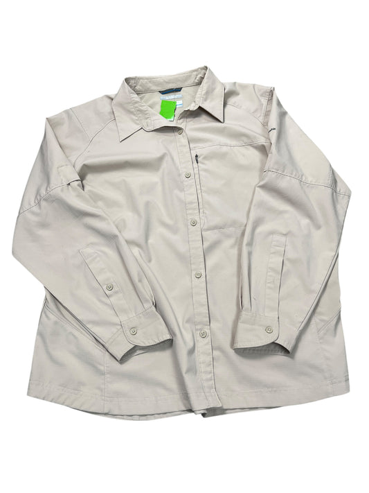 Top Ls By Columbia In Tan, Size:2X