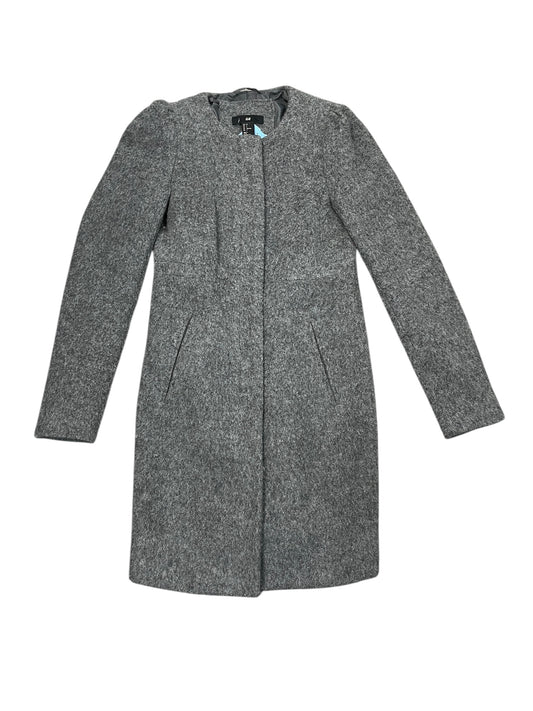 Coat Parka By H&M In Grey, Size:Xs