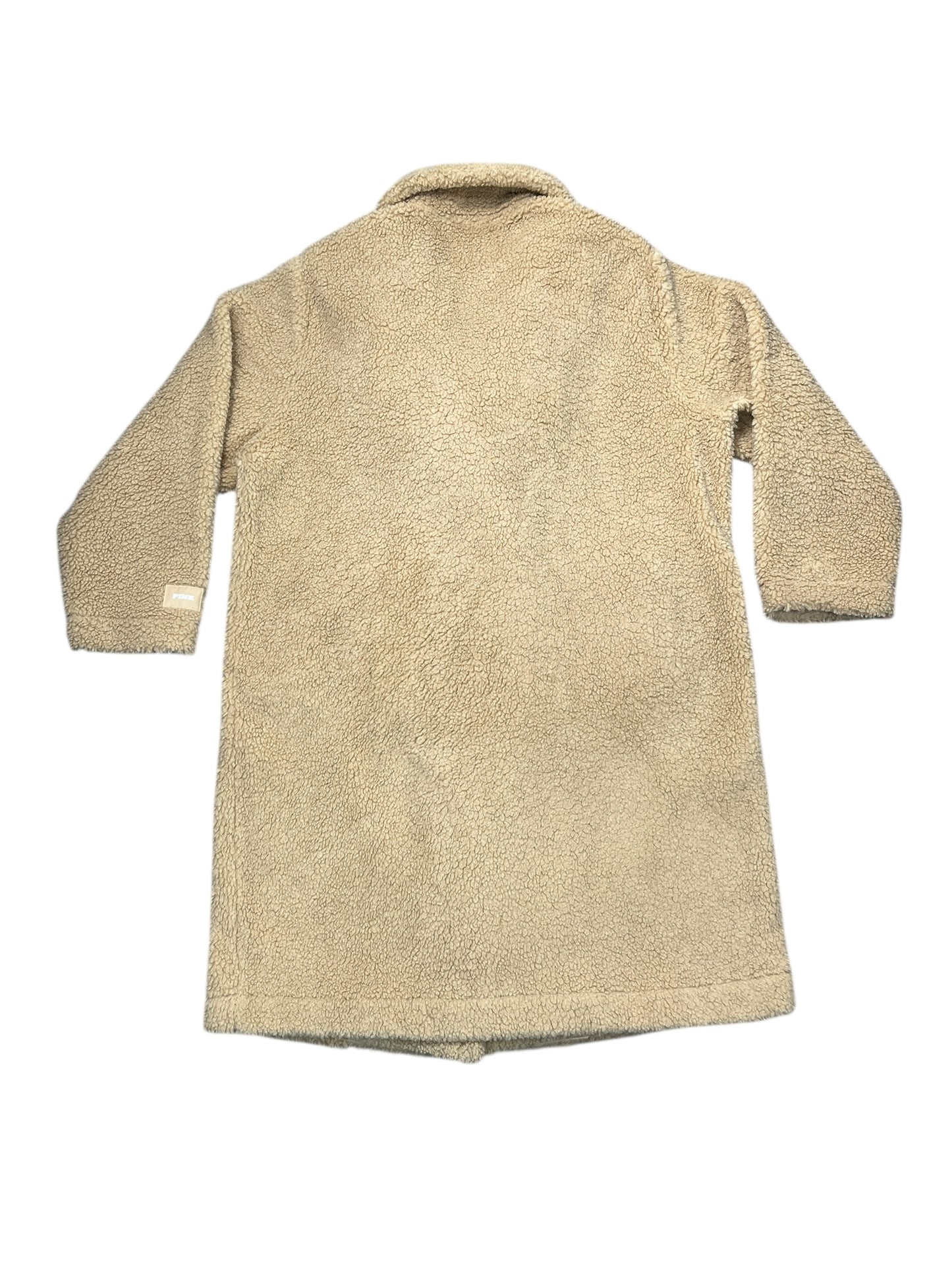 Coat Faux Fur & Sherpa By Pink In Tan, Size:Xl