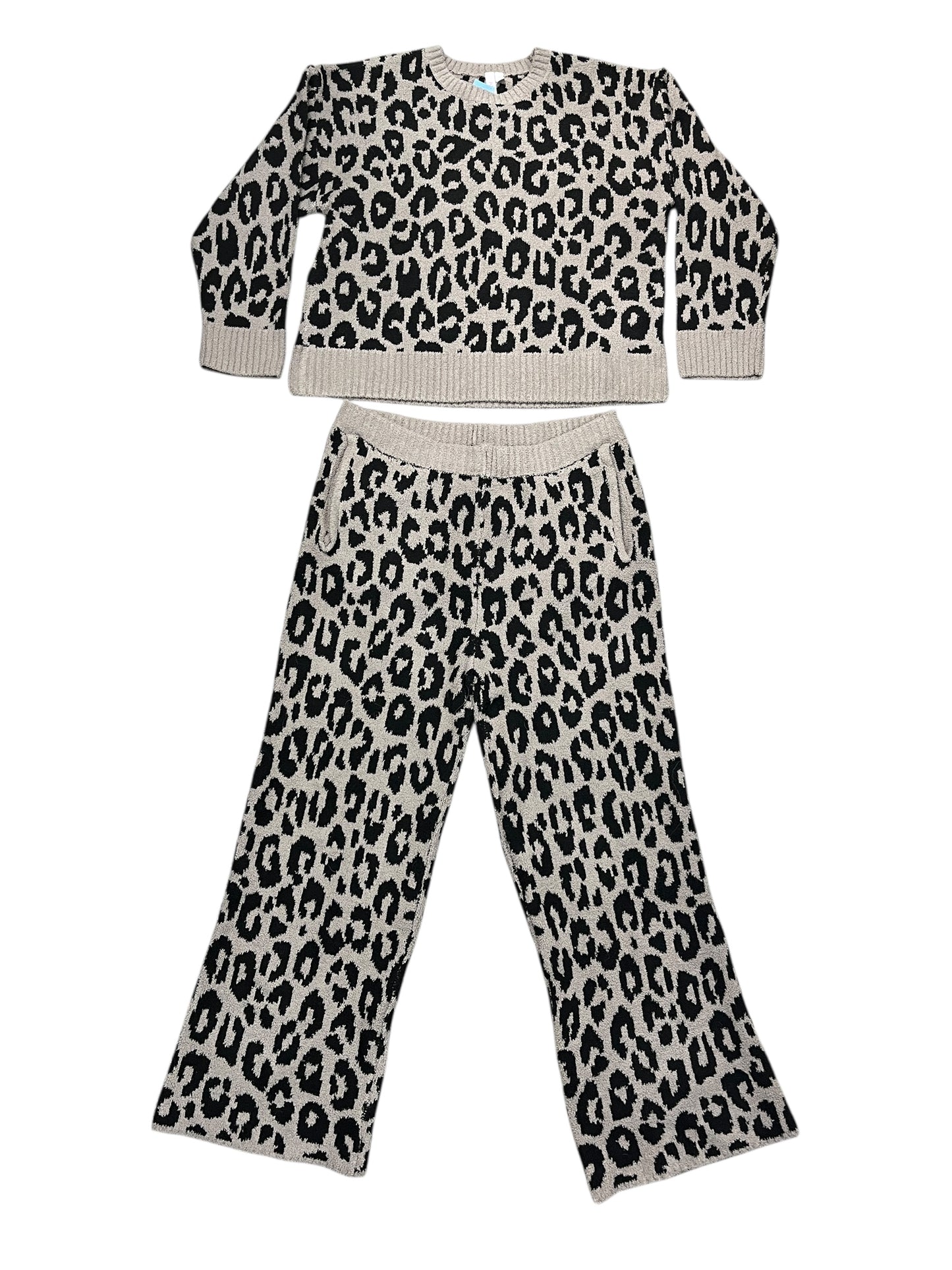 Pants Set 2Pc By Joyspun In Animal Print, Size:L